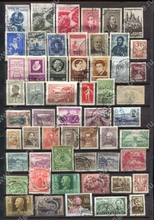 Иностранные марки • XX век • набор 54 разных • Used F-VF