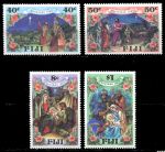 Фиджи 1987 г. • SC# 579-2 • 40 c. - $1 • Рождество • полн. серия • MNH OG XF ( кат.- $10 )