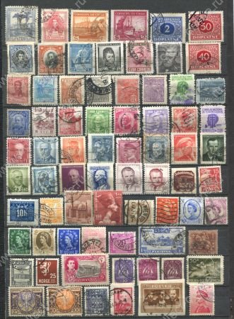 Иностранные марки • XX век • 70+ старых, разных марок • Used VF