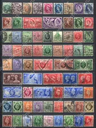 Великобритания 1881-1963 гг. • от Виктории до Елизаветы II • 68 марок • Used F-VF