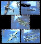 Великобритания 1997 г. • Gb# 1984-8 • 20 - 63 p. • Королевские ВВС • боевые самолеты • полн. серия • MNH OG XF