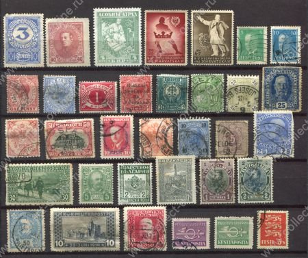 Иностранные марки • до 1945 г. • набор 34 разных • Used