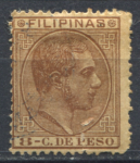 Филиппины 1880-1888 гг. • SC# 83 • 8 c. • Альфонсо XII • стандарт • Used F-