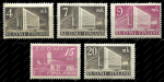 Финляндия 1939-1945 гг. • SC# 219-219B,247-8 • 4 - 20 M. • Архитектура • спец. доставка • полн. серия ( 5 марок ) • MNH OG VF