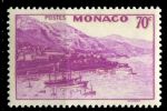 Монако 1939-1946 гг. • Sc# 166B • 70 c. • осн. выпуск • бухта Монте-Карло • MNH OG XF