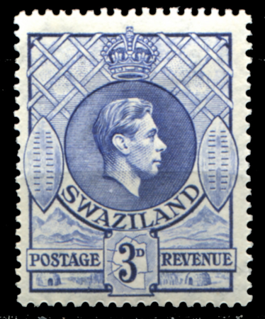 Свазиленд 1938-1954 гг. Gb# 32 • 3 d. • Георг VI • основной выпуск • перф. 13½ x 13 • MH OG VF ( кат. - £12 )