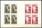 Франция 1956 г. SC# B309-10b • Красный Крест • буклет • благотворительный выпуск • MNH OG VF ( кат. - €100 )