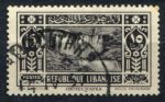 Ливан 1930-1935 гг. • Iv# 145 • 15 pi. • архитектура и виды страны • водопады • Used VF