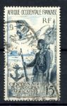Французская Западная Африка 1957 г. • Iv# A21 • 15 fr. • 100-летие африканского легиона • Used VF