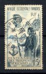 Французская Западная Африка 1957 г. • Iv# A21 • 15 fr. • 100-летие африканского легиона • Used VF