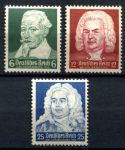 Германия 3-й рейх 1935 г. • MI# 573-575 • Немецкие композиторы • полн. серия • MH OG VF ( кат. - €6 )