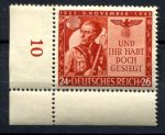 Германия 3-й рейх 1943 г. • Mi# 863 • 24 + 26 pf. • 20-летие пивного путча • MNH OG F ( кат.- €3 )