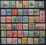 Британские колонии • 45 разных старинных марок • Used F-VF