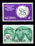 Нигерия 1969 г. • Gb# 235-236 • 50-летие Всемирной организации труда • полн. серия • MLH OG VF