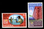 Нигерия 1967 г. • Gb# 198-199 • 10-летие гидрологии • полн. серия • MLH OG VF