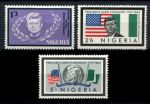Нигерия 1964 г. • Gb# 147-149 • Джон Кеннеди, памятный выпуск • полн. серия • MH OG VF