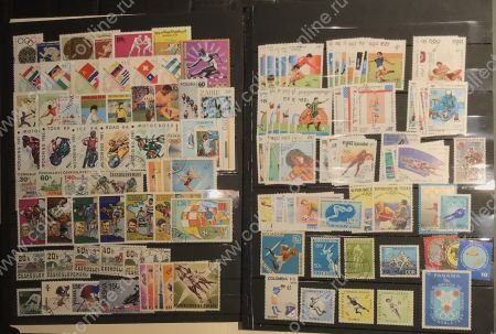 Спорт • Набор 130+ разных марок всего мира • Used(фг) VF