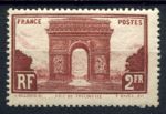 Франция 1929-1931 гг. • Iv# 258 • 2 fr. • Города и сооружения • Триумфальная арка • MNH* VF( кат. - €95 )