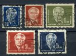 ГДР 1950 г. • Mi# 251-255 • 12 pf. - 5 DM • Президент Вильгельм Пик • стандарт • полн. серия • Used VF ( кат.- €70 )