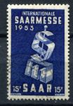 Саар 1953 г. • Mi# 341 • 15 fr. • Выставка-ярмарка • Used VF