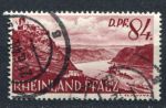 Германия • Французская зона оккупации • Рейнланд-Пфальц 1948 г. • Mi# 28 • 84 pf. • стандарт(2-й выпуск) • Used VF ( кат. - €8 )