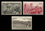 Франция 1939 г. • IV# 448-450 • туризм • города Франции • полн. серия • MH OG VF