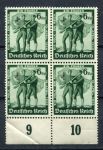 Германия 3-й рейх 1938 г. • Mi# 662 • 6 pf. • Присоединение Австрии • кв. блок • MNH OG VF