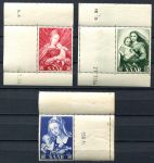 Саар 1954 г. • Mi# 351-353 • Живопись (св. Дева Мария) • полн. серия • MNH OG люкс! ( кат.- €10 )