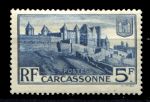 Франция 1938 г. • Iv# 392 • 5 fr. • Архитектура, Каркассон • MH OG VF
