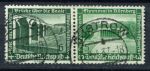 Германия 3-й рейх 1936 г. • Mi# W121 • 5 + 6 pf. • архитектура • сцепка 2 марки(из буклета) • Used VF
