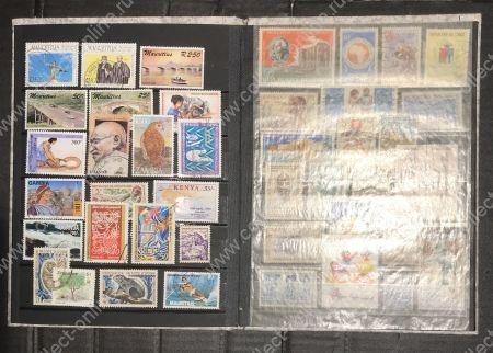 Африка XX век • набор 90+ разных, старых марок в альбоме • Used F-VF