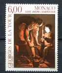 Монако 1993 г. • Mi# 2153 • 6 fr. • Художники, Жорж де Латур • MNH OG VF ( кат. - €4 )