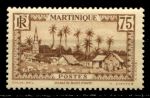 Мартиника 1933-1938 гг. • Iv# 146 • 75 c. • осн. выпуск • деревня • MNH OG VF
