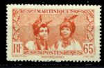 Мартиника 1933-1938 гг. • Iv# 145 • 65 c. • осн. выпуск • девушки • MNH OG VF