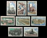 Кот-д'Ивуар 1968 г. • Mi# 323-330 • 5 - 90 fr. • развитие промышленности • полн. серия • MNH OG VF