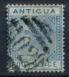 Антигуа 1879 г. • Gb# 20 • 4 d. • Королева Виктория • в.з. CC • стандарт • Used VF ( кат. - £15 )
