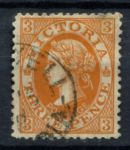 Виктория 1901-1910 гг. • Gb# 389 • 3 d. • Королева Виктория • Used VF (кат. - £3)