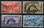 Италия 1936 г. • Mi# 543-546 • 20 c. - 1.25 L. • Торговая выставка, Милан • полн. серия • Used VF( кат.- $5 )