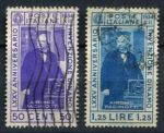Италия 1934 г. • Sc# 322-3(Mi# 488-9) • 50 c. и 1.25 L. • 75-летие изобретения динамо-машины • Used VF • полн. серия • ( кат.- $3.75 )