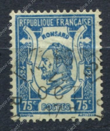 Франция 1924 г. • Mi# 173 • 75 c. • Франсуа Мансар • Used VF