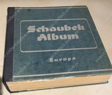 Иллюстрированный альбом для марок Европы (до 1940 г.) • Schaubek(Германия) • б.у. AU!!
