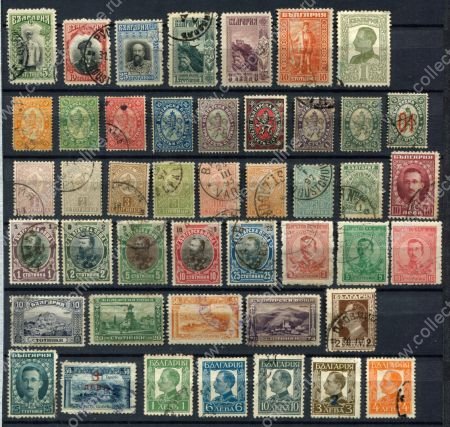Болгария • 1882 - 1930 гг. • подборка 45 разных старинных марок • Used VF