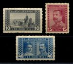 Босния и Герцеговина 1917 г. • Mi# 121-123 • 3-я годовщина убийсва эрцгерцога Франца Фердина́нда • полн. серия • MH OG VF