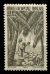 Французская Западная Африка 1947 г. • Iv# 28 • 60 c. • основной выпуск • MNH OG VF