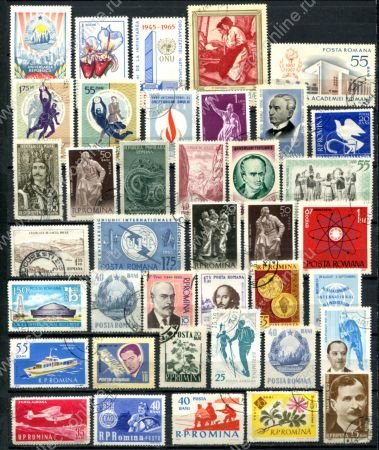 Румыния • XX век • коммеморатив, набор 37 старых марок • Used(ФГ) OG VF