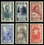 Франция 1946 г. • Mi# 765-770 • Выдающиеся граждане Франции • полн. серия • MNH OG VF ( кат. - €10 )