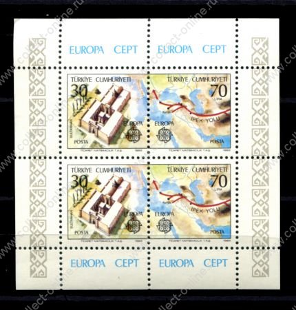 Турция 1982 г. • Mi# Bl. 21 • Европа CEPT • исторические события • блок • MNH OG VF