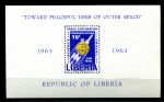 Либерия 1963 г. • Mi# bl 27A • За мирный космос • блок • MNH OG VF