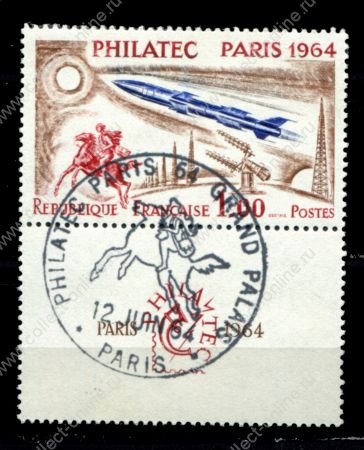 Франция 1964 г. • Iv# 1422 • Филателистическая выставка • СГ OG NH VF ( кат. - €20 )