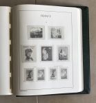 Альбом(листы+папка) для марок Франции 1973-1985 • Leuchtturm/Lighthouse • б.у. AU+